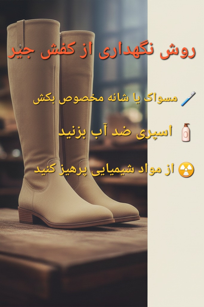 نگهداری از کفش جیر