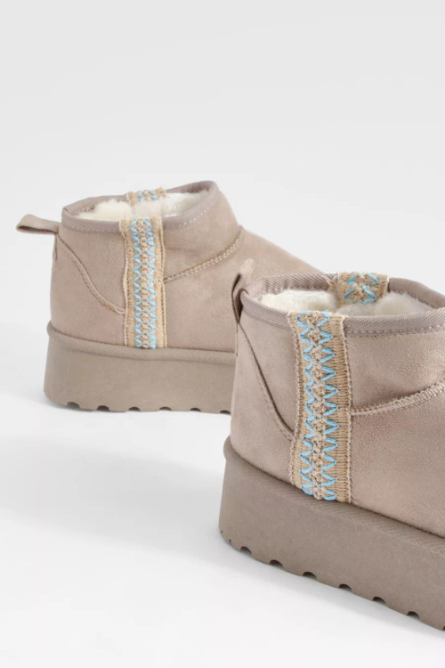 نیم بوت جیر داخل پشمی