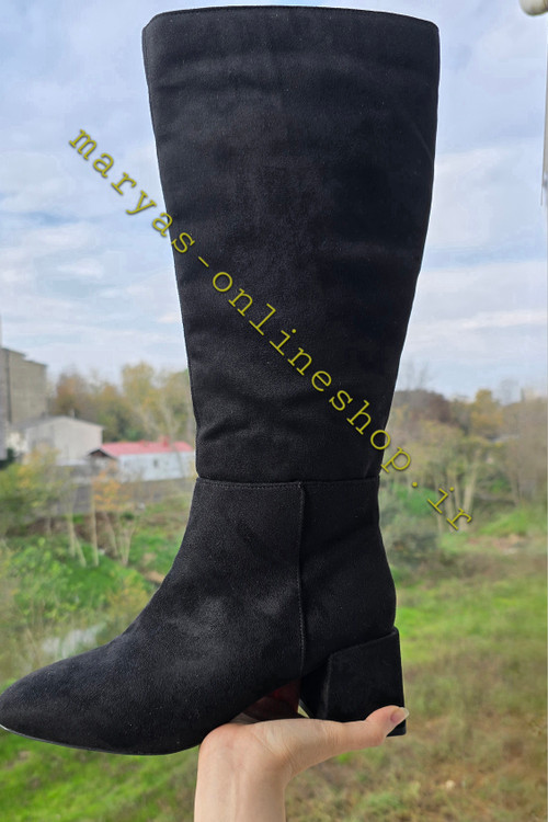 غیرژورنالی بوت بلند جیر مشکی