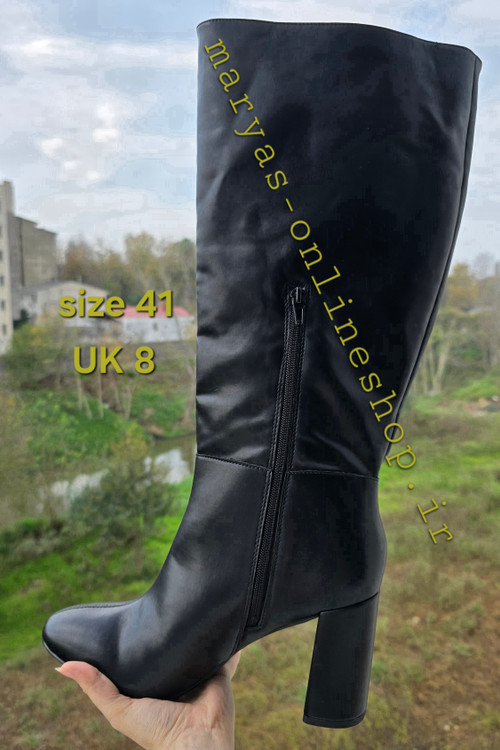 غیرژورنالی بوت بلند برند بوهو مشکی