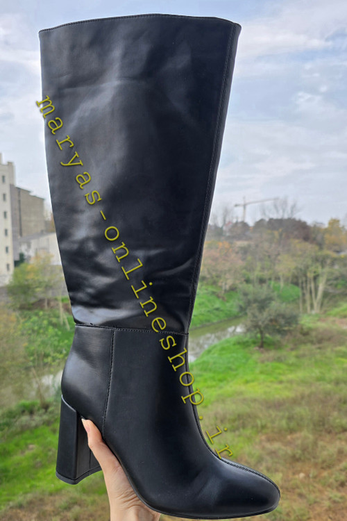 غیرژورنالی بوت بلند برند بوهو مشکی