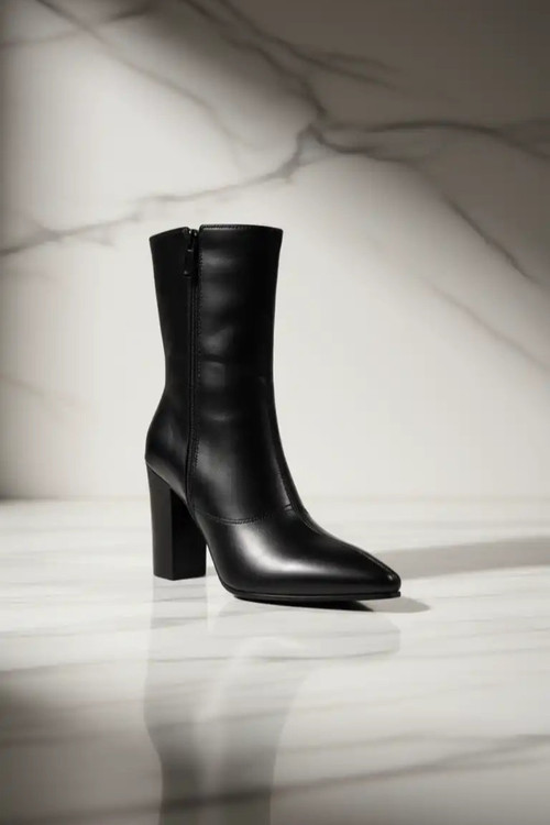 نیم بوت نوک تیز مشکی