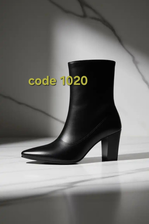 نیم بوت نوک تیز مشکی