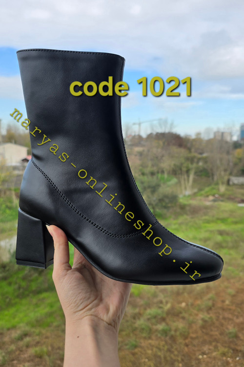 غیر ژورنالی نیم بوت جلو گرد مشکی