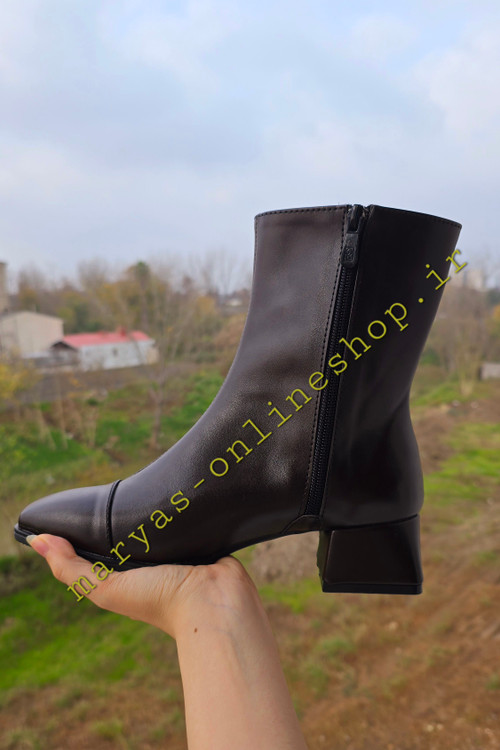 غیر ژورنالی نیم بوت قهوه ای